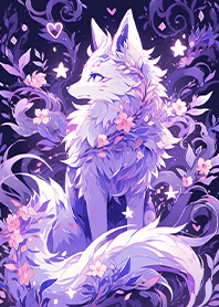 紫色花韻九尾狐王❤️
