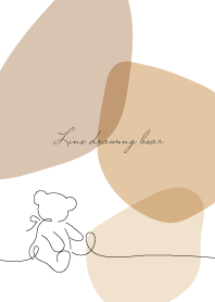 Line drawing bear_07