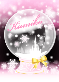 Kumiko-Snow dome-Pink-