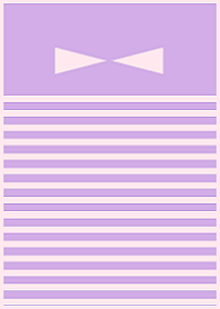 Striped and ribbon