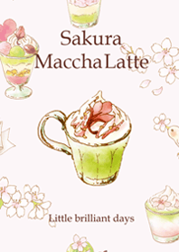 10.SakuraMacchaLatte（桜抹茶ラテ）