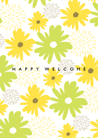 HAPPY WELCOME YELLOW J