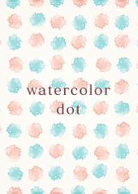 watercolor dot.