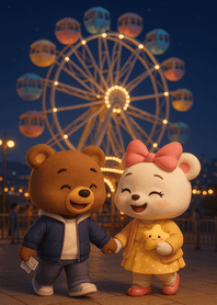 Ferris Wheel Bright Date Night