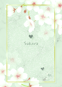 Marble and Sakura green42_2