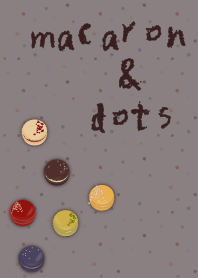 macarons & dots + camel