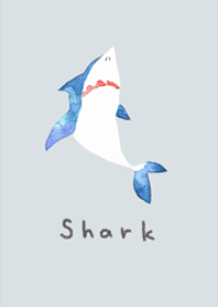 Watercolor shark illustration21.