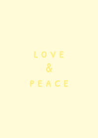 love & peace [ginger yellow]