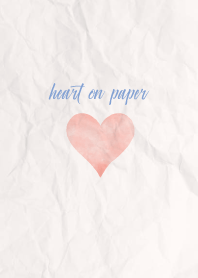 simple watercolor heart on paper 39