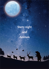 Starry night and Animals*