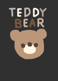 teddy bear black mood