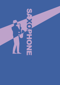 sax. playing Hidrange blue