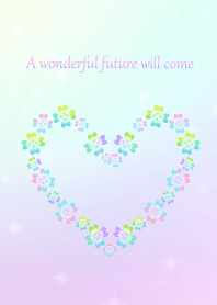 幸せいっぱいの虹色クローバー♪☆