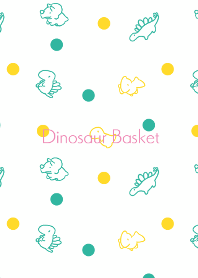 Dinosaur Basket [tropical color]