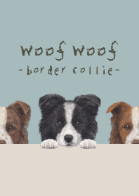 Woof Woof - Border Collie - BLUE GRAY
