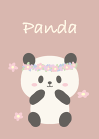 Dusty pink panda. Eng ver.
