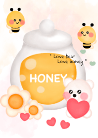 Cute bear & Honey 4