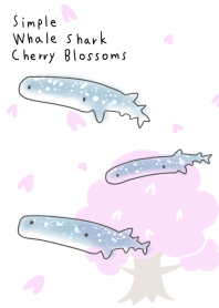 簡單 鯨鯊 櫻花