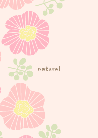 Fashionable flowers and leaves18 Japan