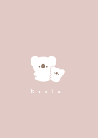 Koala /pink beige