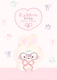 ribbon baby soft pink