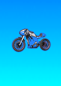 Simple bike blue
