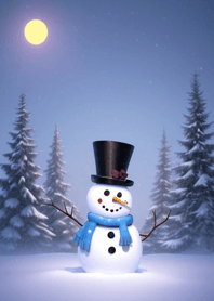 Winter snowman 7C91d9