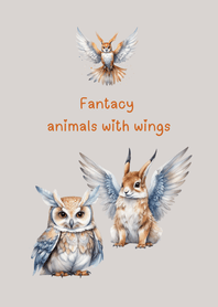 Fantacy animals with wings