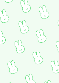うさぎを量産ミニ♡緑/グリーン