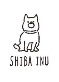 落書きワンコ -柴犬-