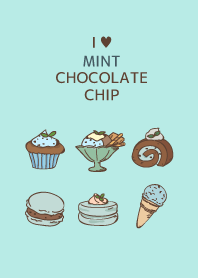 I Love Chocolate Mint Theme