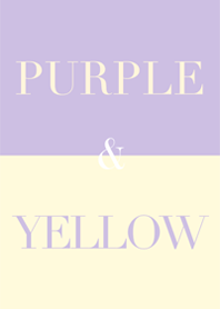 purple & yellow.