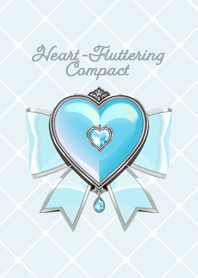 Heart-Fluttering Compact - lightblue