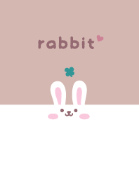 Rabbits. Clover [Dullness Pink]
