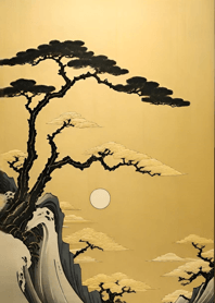 Ukiyo-e gold   Ad4159
