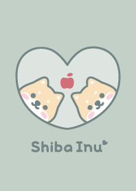 Shiba Inu Apple [Dullness Green]