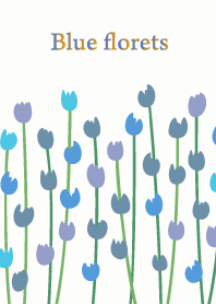 Blue florets