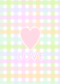 Cute gingham check multicolor