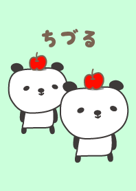Cute panda theme for Chiduru / Tiduru