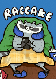 The lazy raccoon Raccake