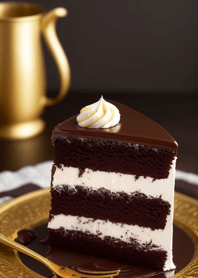 Coffee strawberry chocolate cake C6DEA5