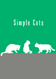 단순한 고양이 : 녹색 WV