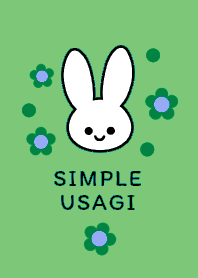 SIMPLE USAGI -FLOWER- THEME 204