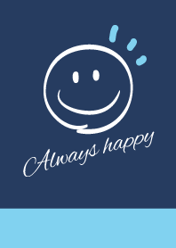 Always happy -NAVY+L.BLUE-