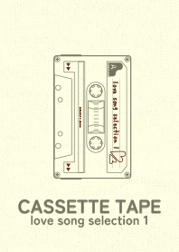 Cassettetape_love Sepia