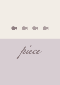Purple beige.Fish