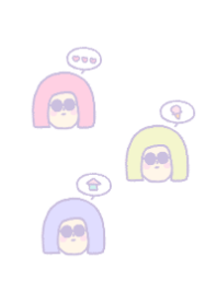 Biepo - Loosely Surreal Girl 3-2 purple