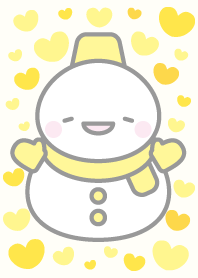 cute yellow snowman theme4
