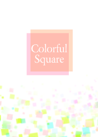 Pop colorful square