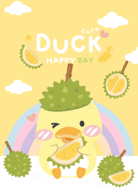 ลูกเป็ดกับทุเรียนแสนอร่อย